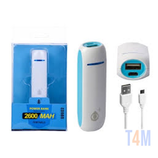 POWER BANK ONE PLUS BU002 2600MAH AZUL